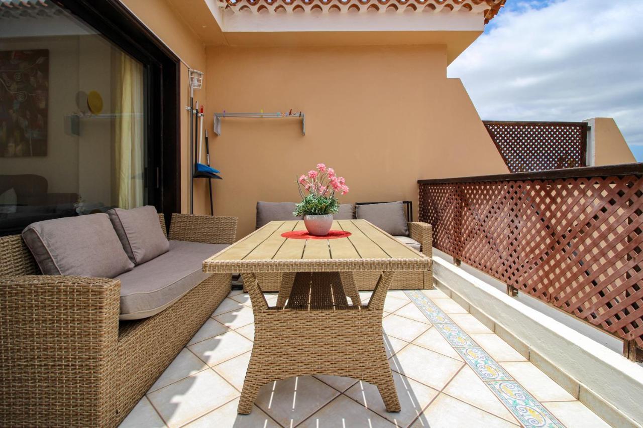 Beautiful Penthouse Apartment With Heated Swimming Pool Golf Del Sur San Miguel de Abona Dış mekan fotoğraf